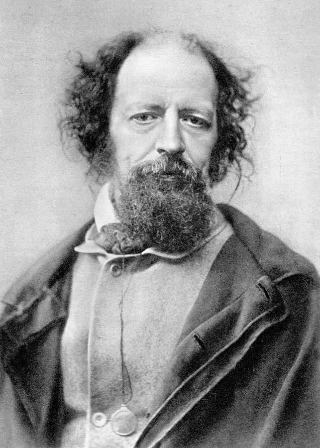 Alfred Tennyson (1809 - 1892) Photograph by Mary Evans Picture Library ...