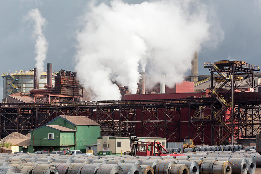 Device Photograph - Algoma Steel Mill #2 by Jim West/science Photo Library