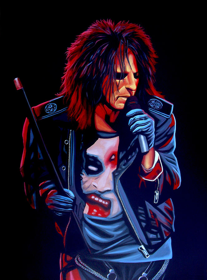 Alice Cooper  Painting by Paul Meijering