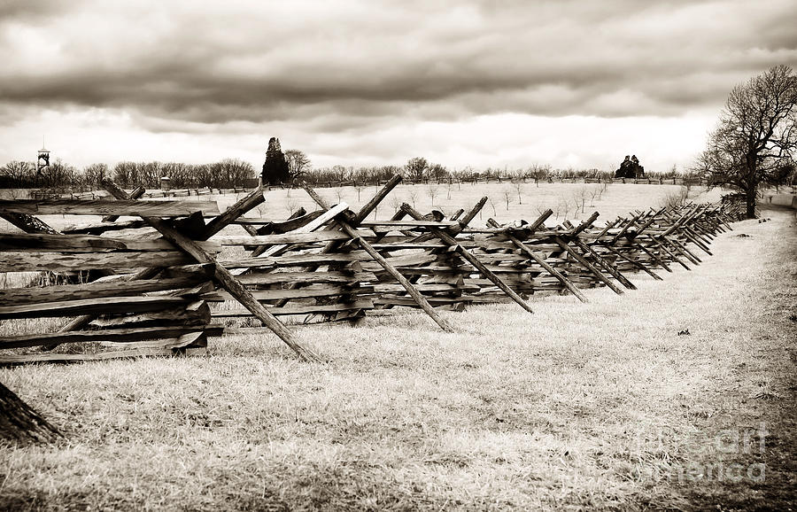 Gettysburg National Park Photograph - Along the Line by John Rizzuto
