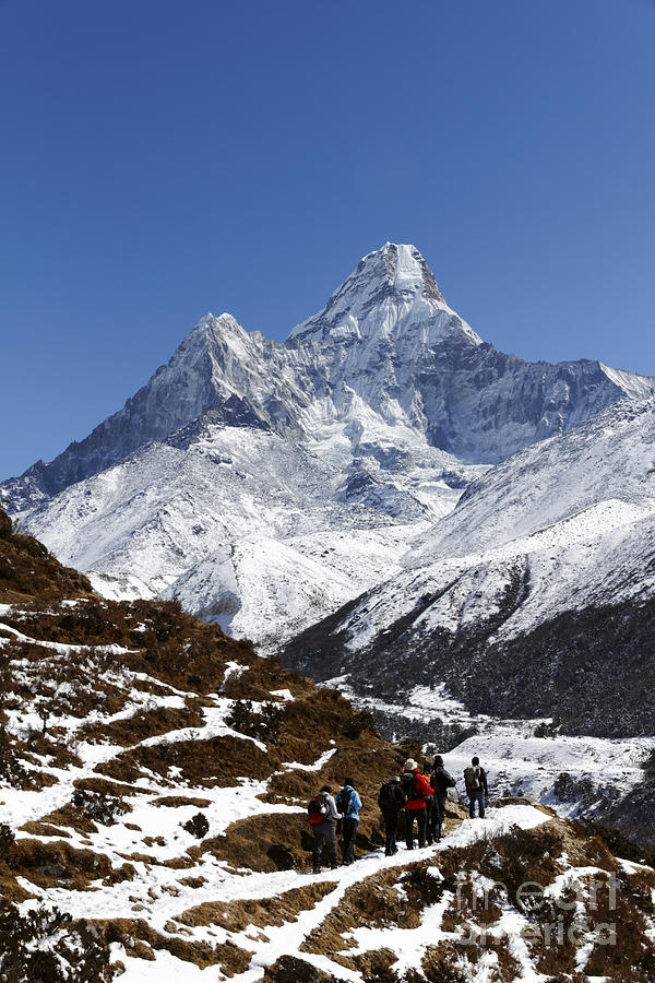 Ama Dablam Mountain In The Everest Region Of Nepal Photograph By Robert ...