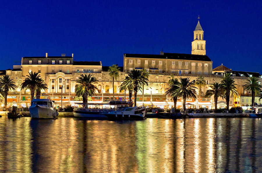 Amazing Split waterfront evening panorama #2 Photograph by Brch Photography