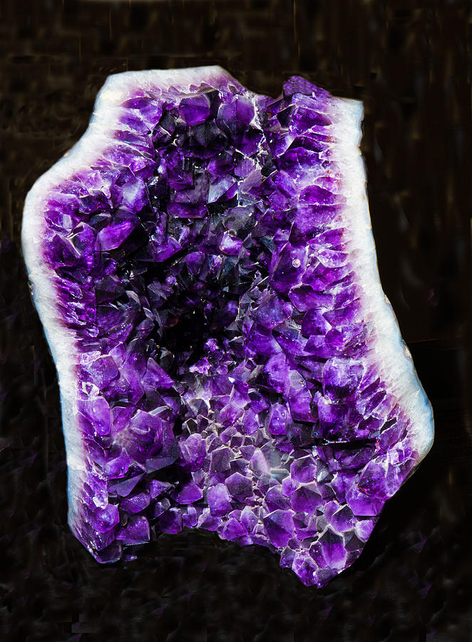 Amethyst Crystal Geode #2 Photograph by Millard H. Sharp