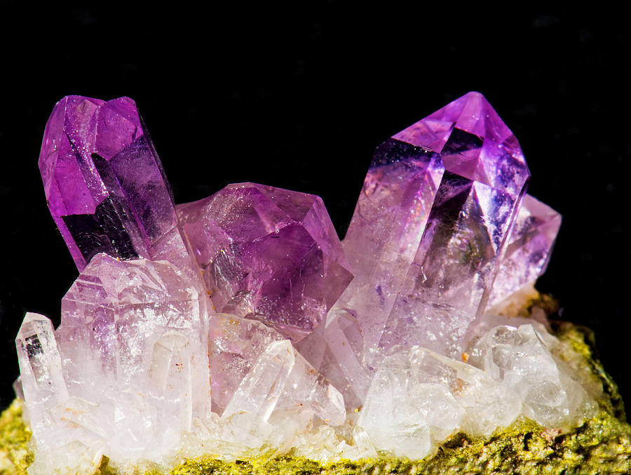 Amethyst Crystals #2 Photograph by Millard H. Sharp