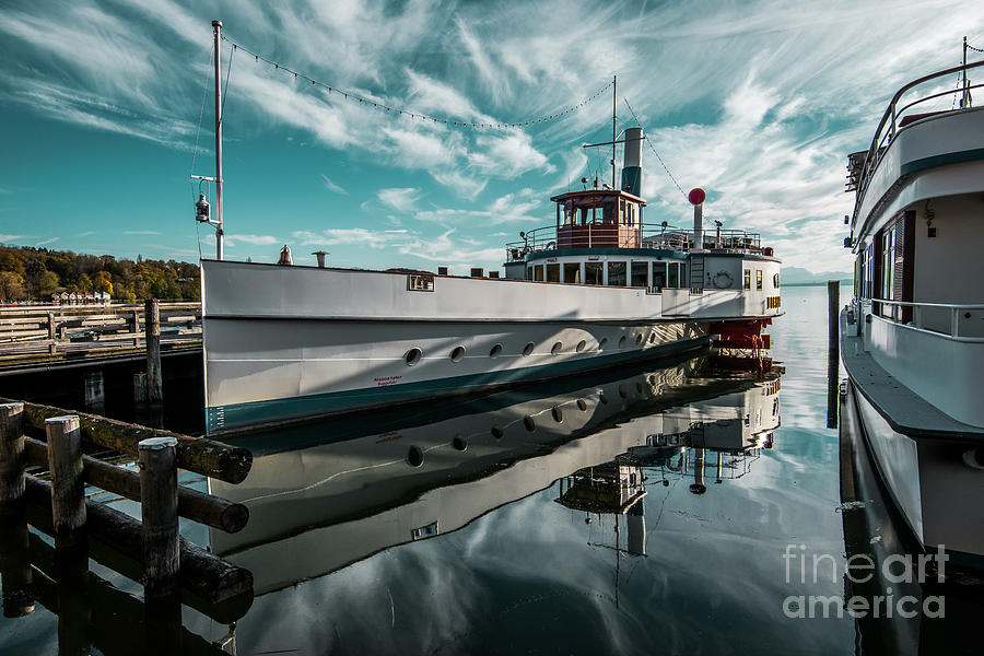 Ammersee fleet Photograph by Hannes Cmarits
