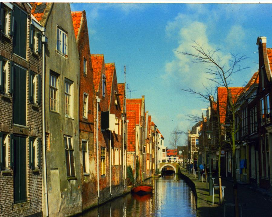 Amsterdam Mixed Media - Amsterdam Canal #2 by Jennifer Ott