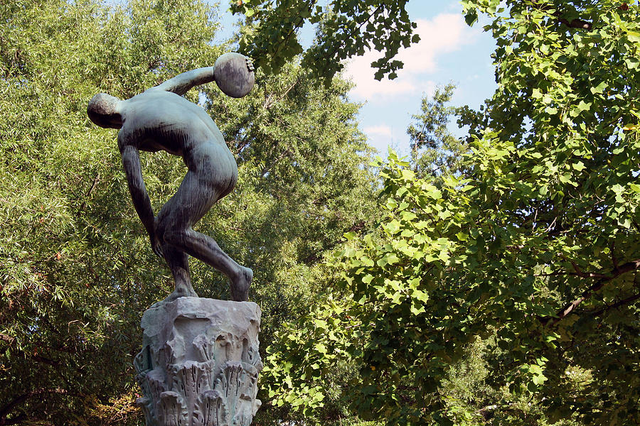 Discobolus The Discus Thrower In Washington -- 2 Photograph by Cora Wandel