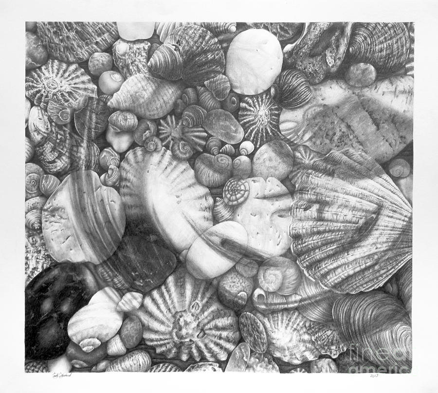 Anamorphic Memory in the Silhouette of Reminiscence II Drawing by Sarah