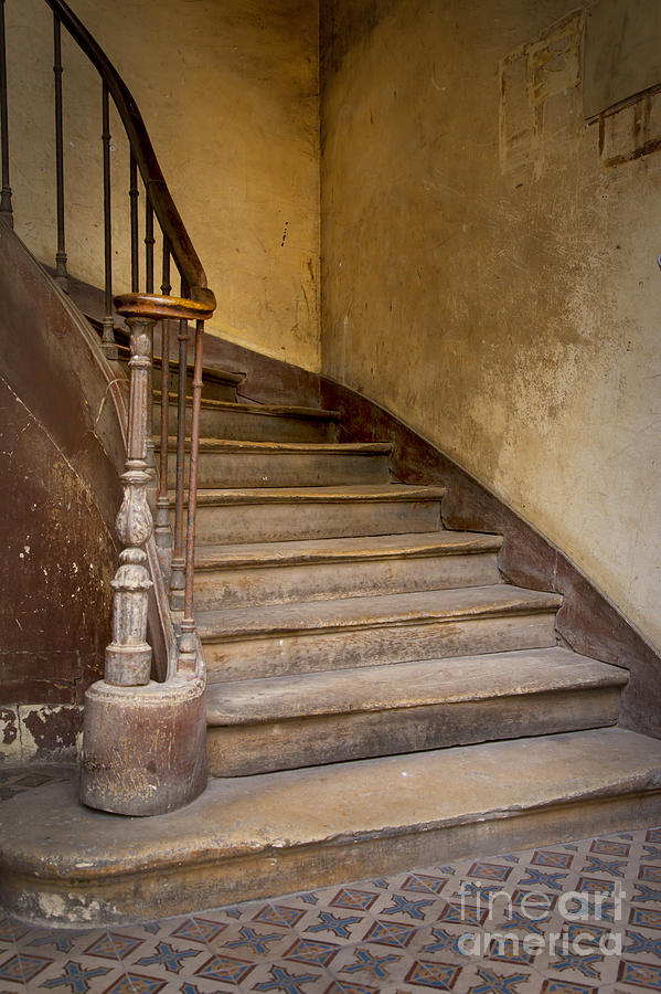 Ancient Staircase #2 Photograph by Brian Jannsen