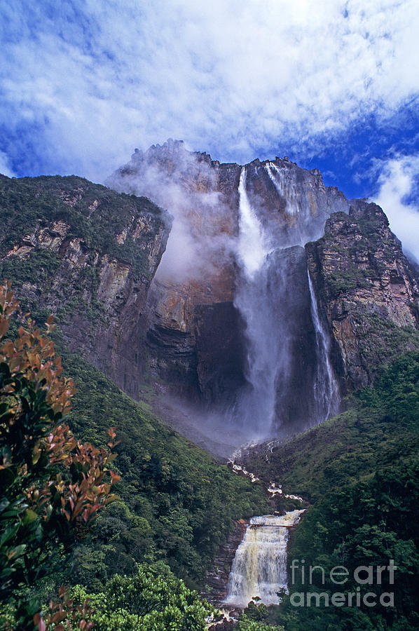 Angel Falls In Canaima National Park Venezuela Photograph by Dave Welling