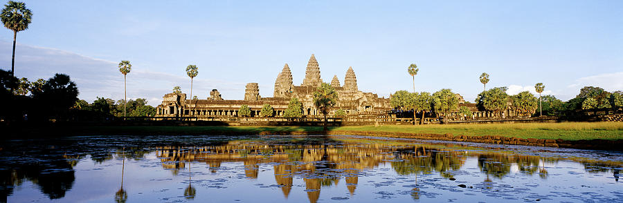 Architecture Photograph - Angkor Wat, Cambodia #2 by Panoramic Images
