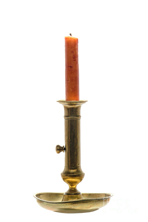 Antique Candlestick #2 Photograph by Olivier Le Queinec