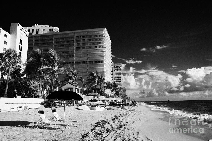 Beach Photograph - Apartments Hotels And Beachfront Developments Fort Lauderdale Beach Florida Usa #2 by Joe Fox