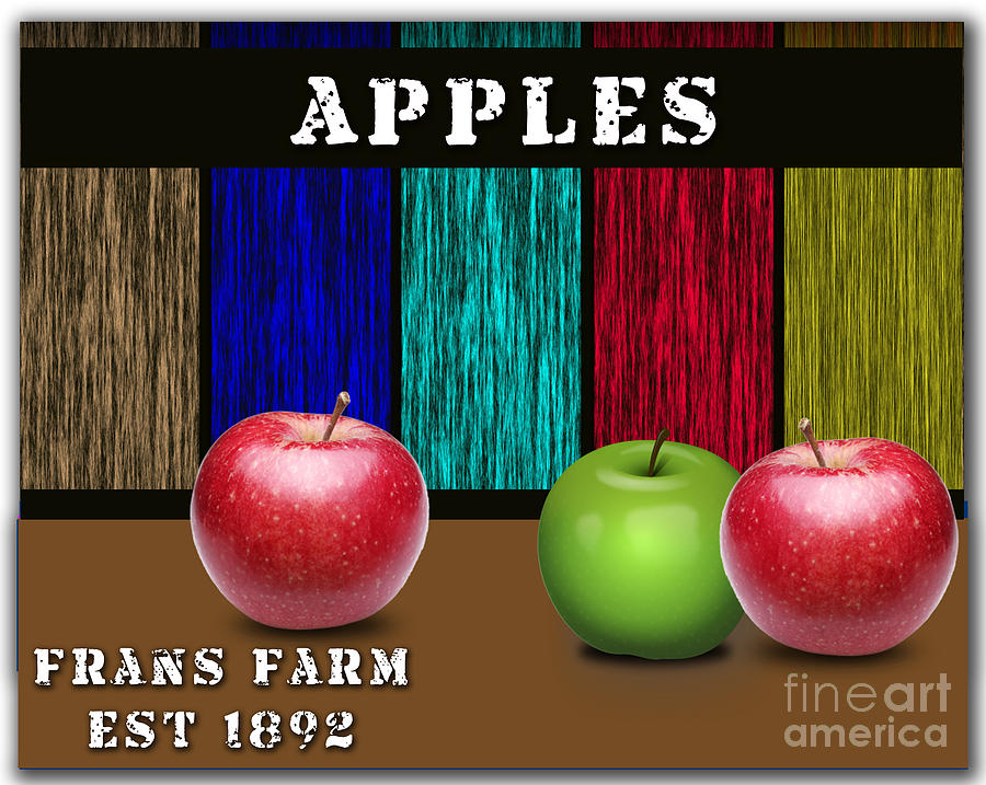 Apples #2 Mixed Media by Marvin Blaine