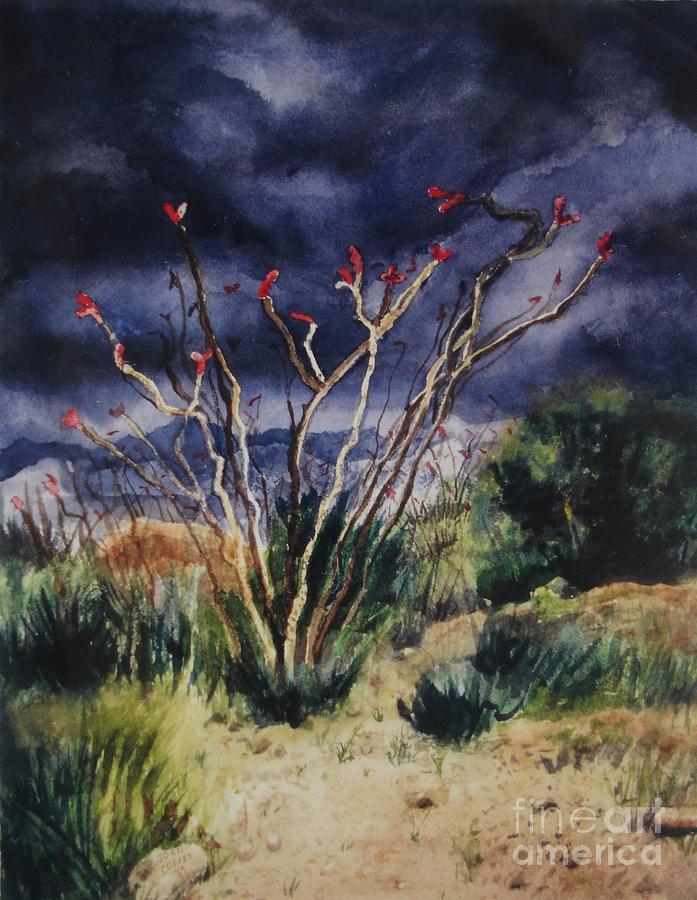 Approaching Storm Painting by Joan Coffey