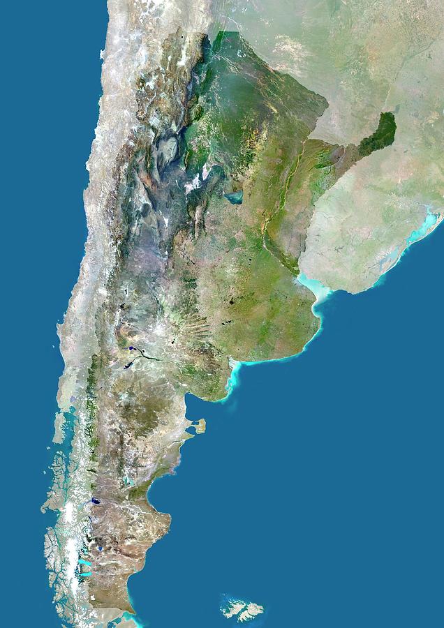 Argentina #2 Photograph by Planetobserver/science Photo Library