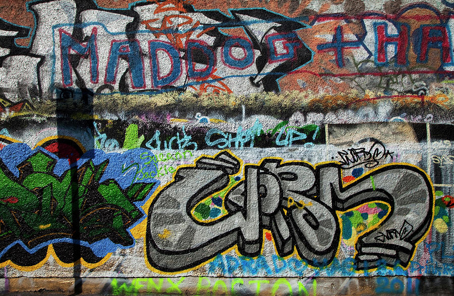 Artistic Graffiti On The U2 Wall #2 Photograph by Panoramic Images