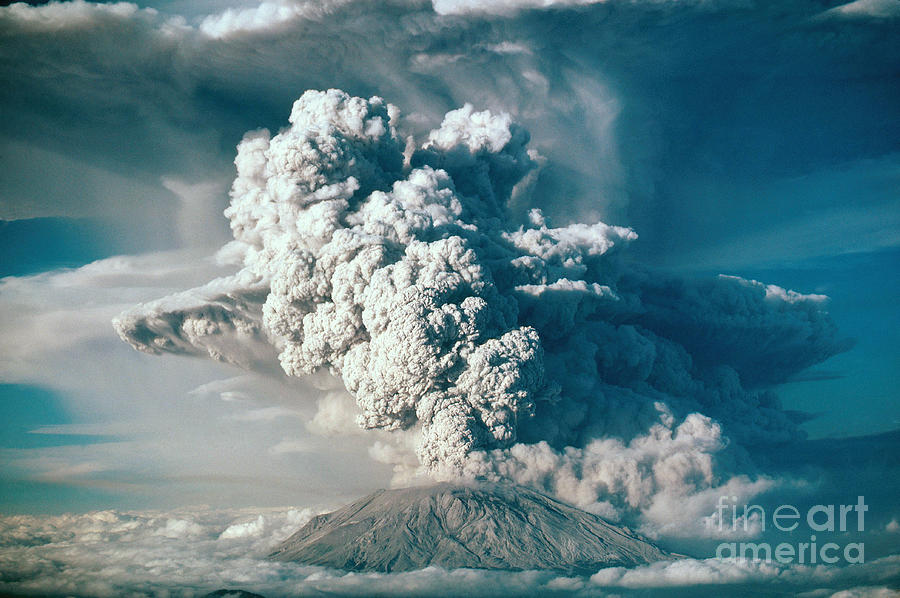 Ash Plume, Mount St. Helens Photograph by David Weintraub | Pixels