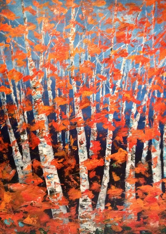 Aspen Abstract #2 Painting by Desmond Raymond