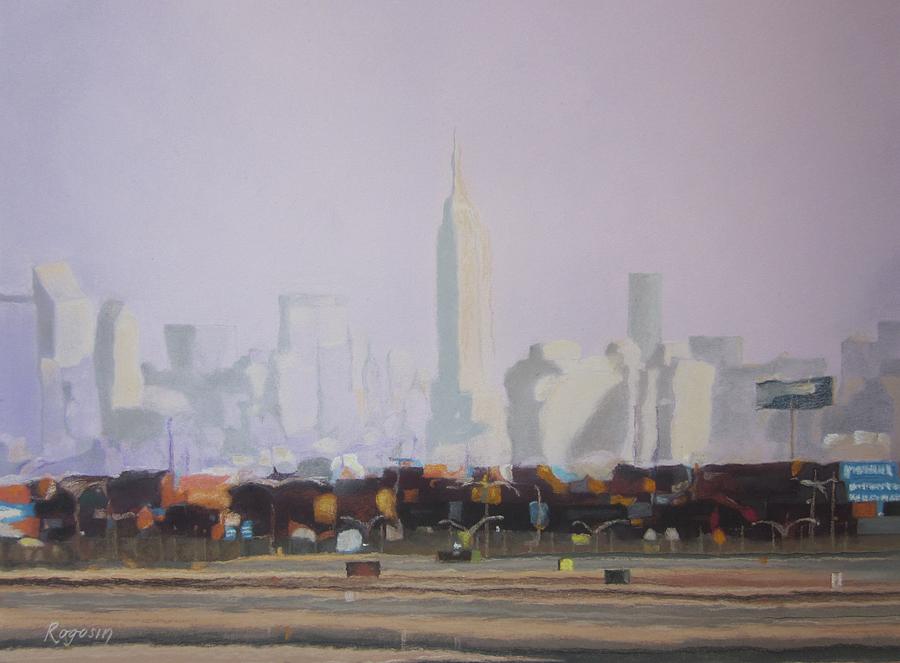 New York City Pastel - At a Distance #2 by Harvey Rogosin