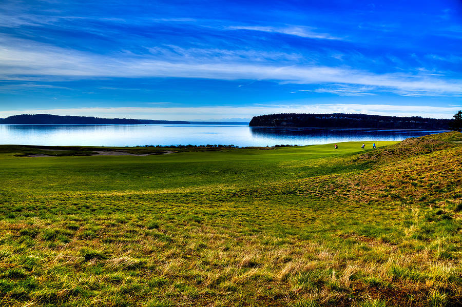#2 at Chambers Bay Golf Course - Location of the 2015 U.S. Open Tournament #2 Photograph by David Patterson