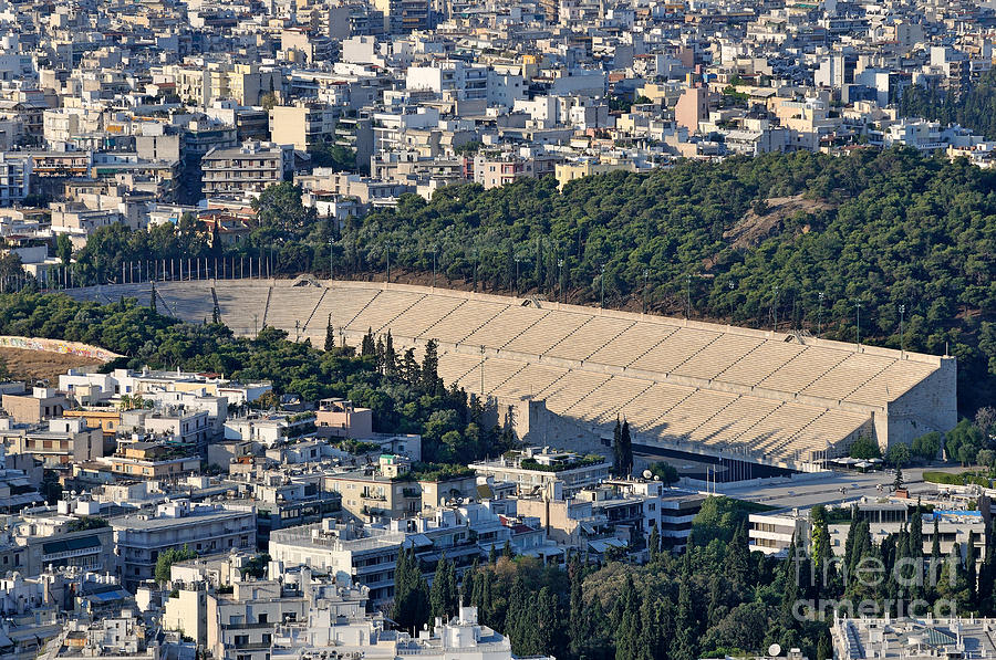 Athens and Panathenean stadium #1 Photograph by George Atsametakis
