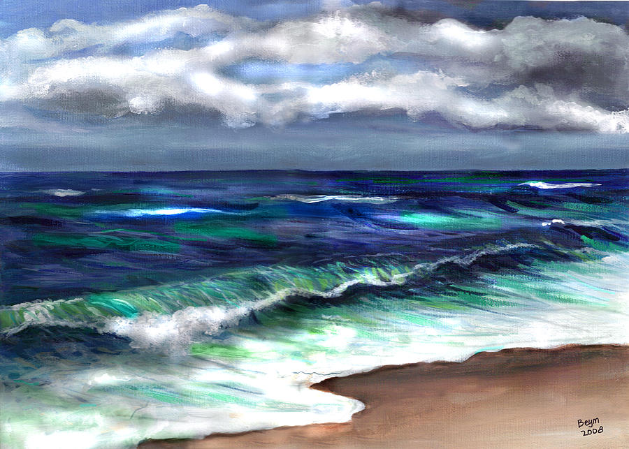 Atlantic #2 Painting by Clara Sue Beym