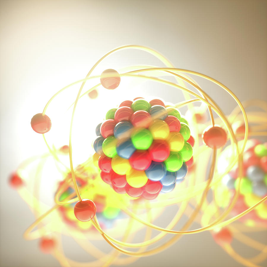 Atomic Model Photograph by Ktsdesign/science Photo Library - Fine Art ...