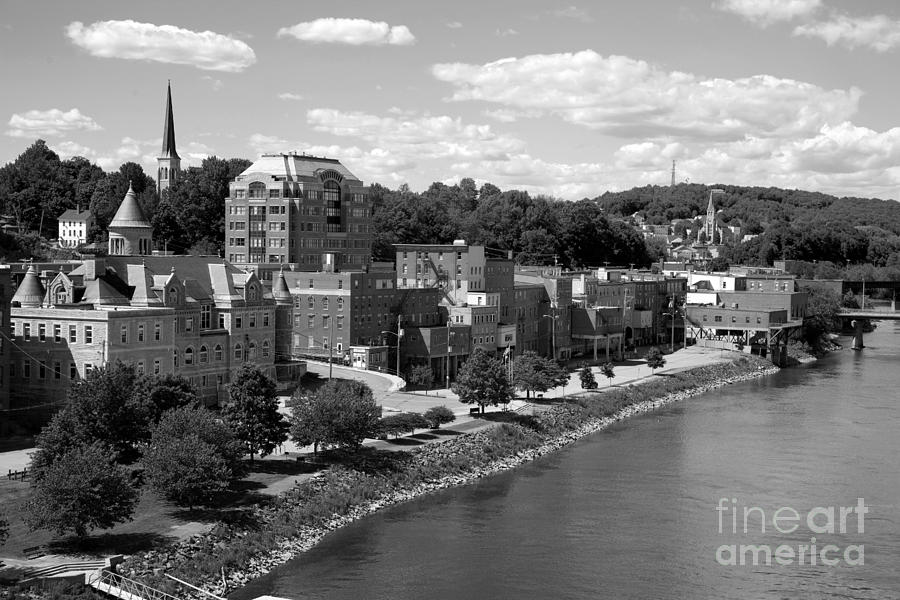 Augusta Maine Skyline #2 Photograph by Bill Cobb - Pixels