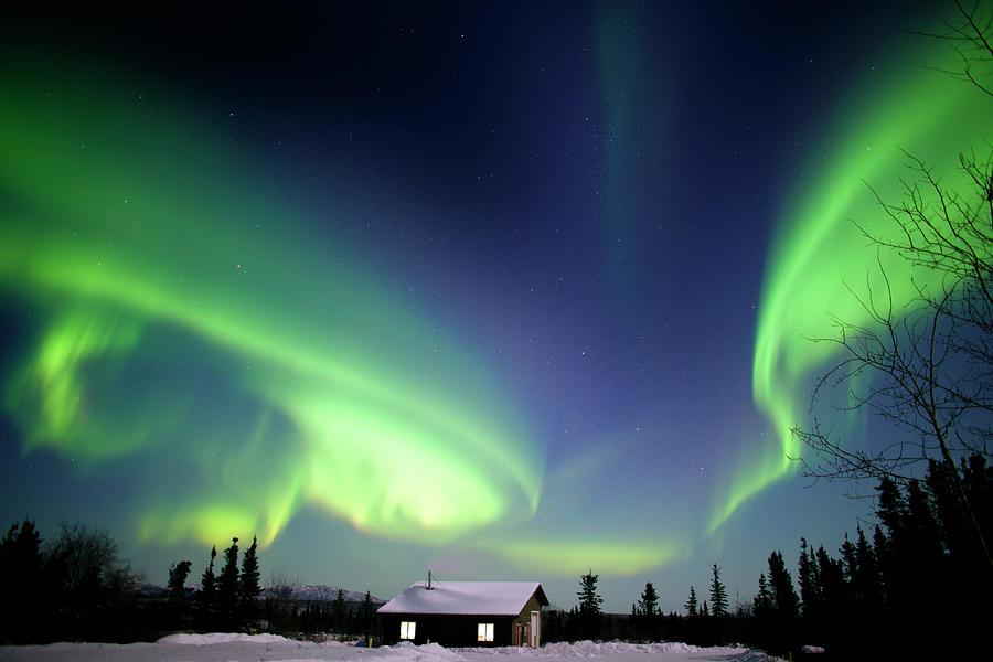 Aurora Borealis In Alaska #2 Photograph by Chris Madeley