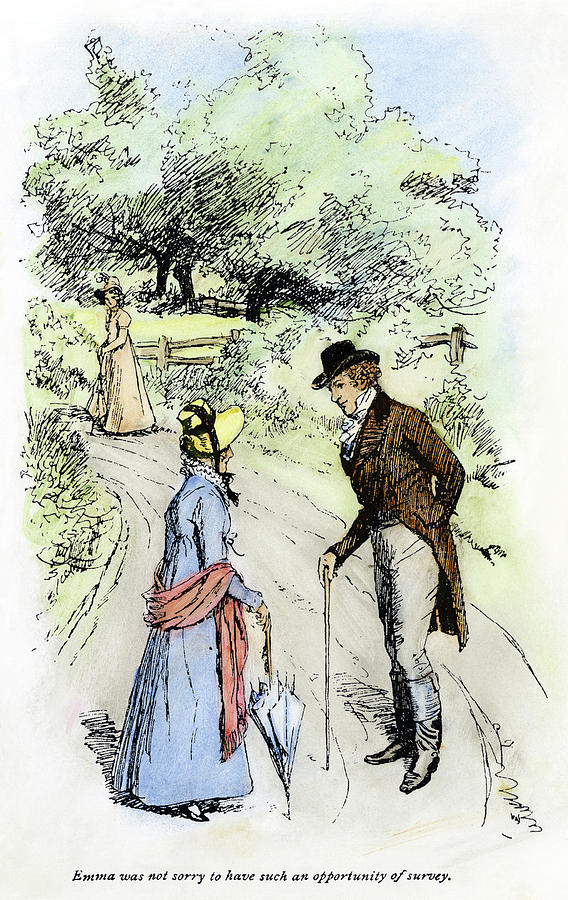 Tree Drawing - Austen Emma, 1896 #2 by Granger