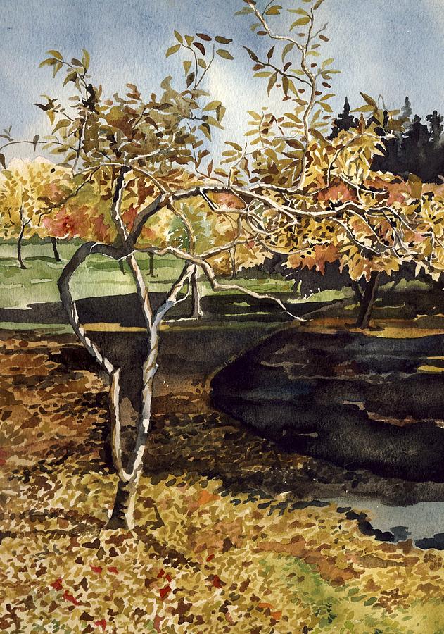 Fall Painting - Autumn #2 by Alfred Ng