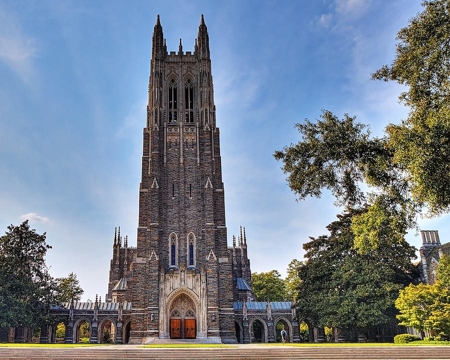 Autumn at Duke Chapel Photograph by Emily Kay