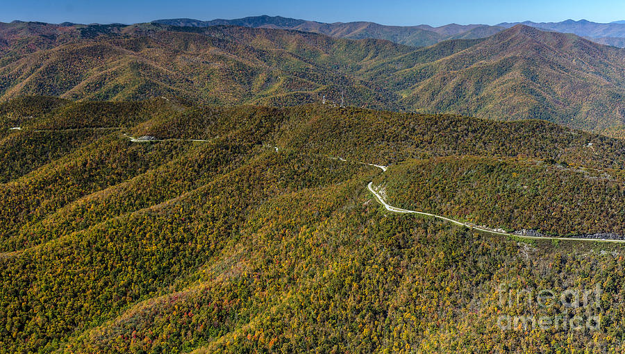 Autumn Colors Along The Blue Ridge Parkway in Western North Carolina #3 Photograph by David Oppenheimer