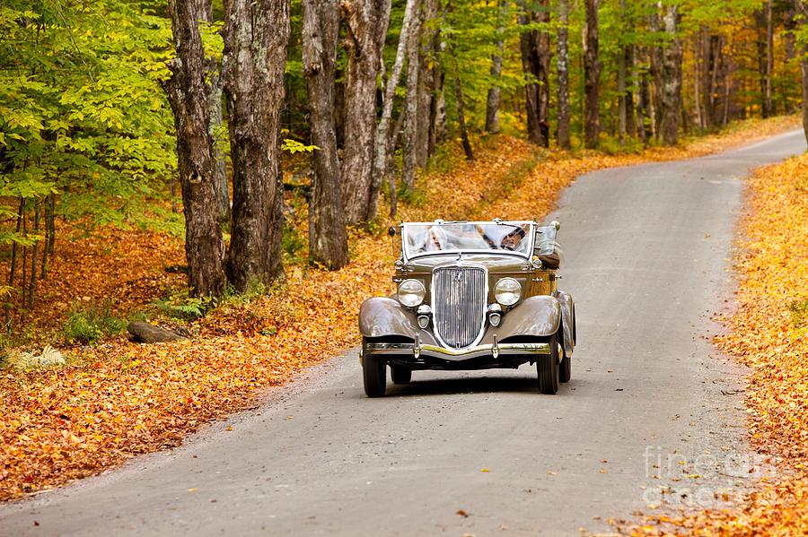 Autumn Drive #1 Photograph by Brian Jannsen
