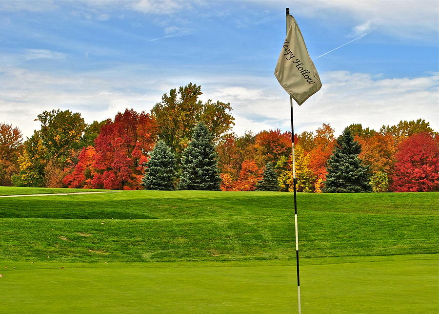 Autumn Golf Photograph by Frozen in Time Fine Art Photography