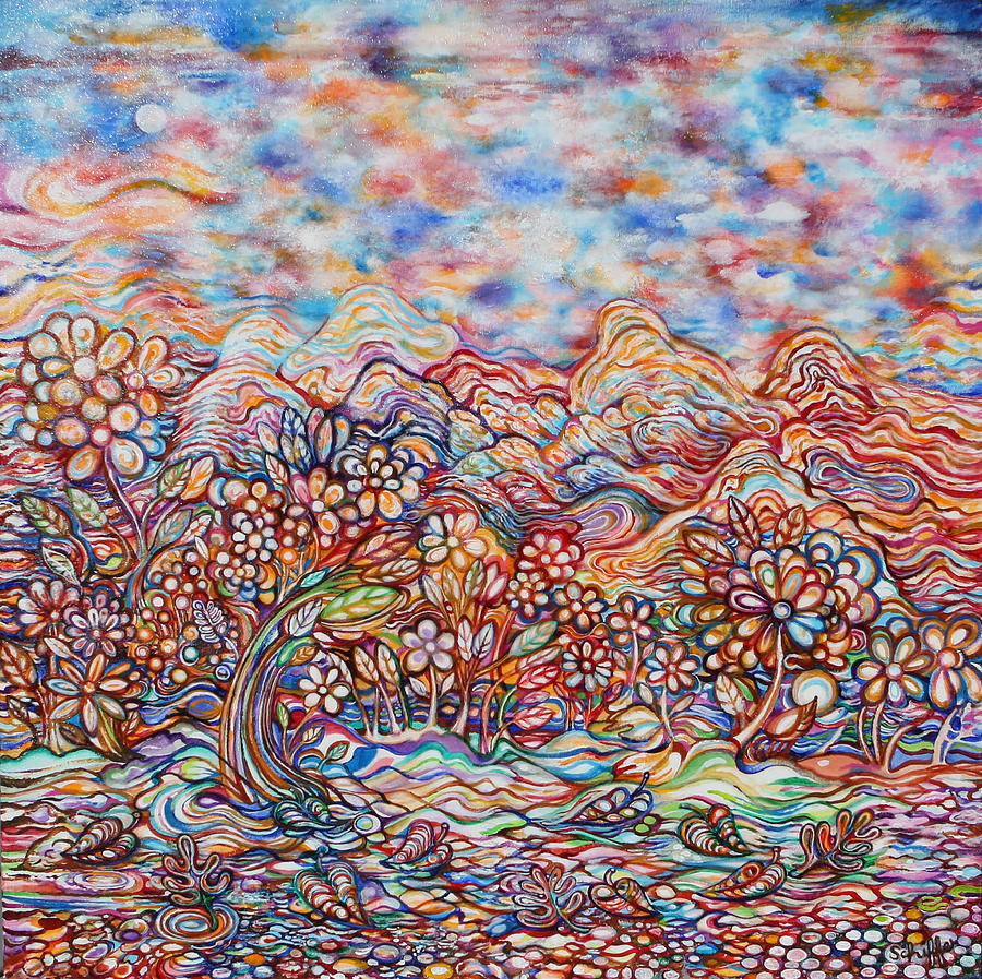Mountain Painting - Autumn in the HIndu Kush #2 by Susan Schiffer
