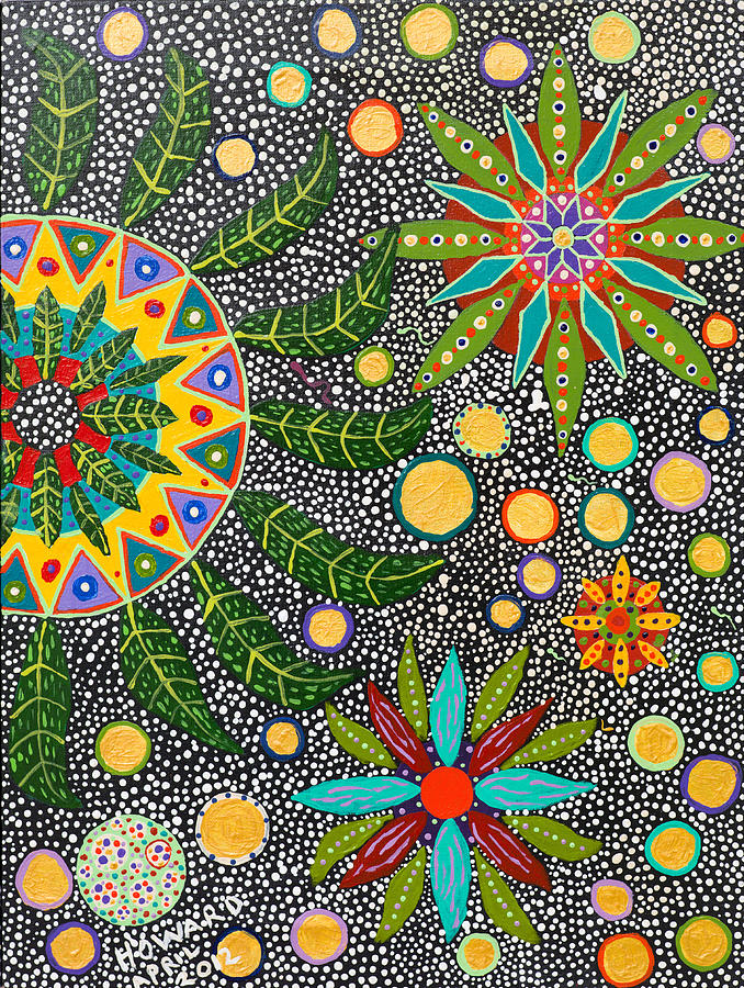 Ayahuasca Vision #12 Painting by Howard Charing