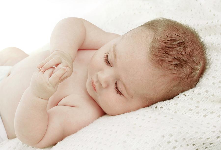 Baby Lying On A Blanket #2 Photograph by Science Photo Library Baby Lying On A Blanket #2 Photograph by Science Photo Library