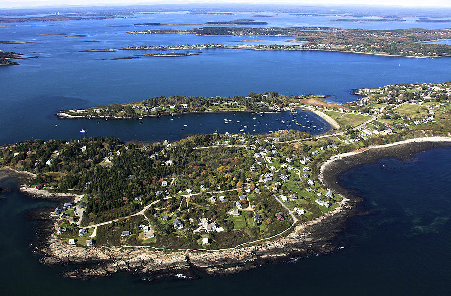 Bailey And Orrs Islands, Harpswell Photograph By Dave Cleaveland - Fine 