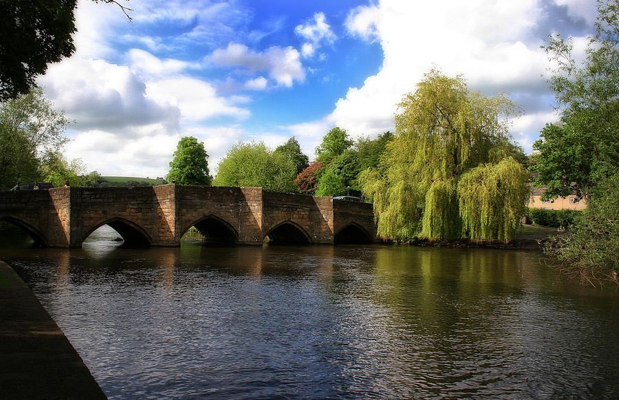 Bakewell Bridge - Over The River Wye - Peak District - England #2 Photograph by Doc Braham