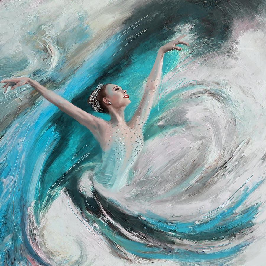 Ballerina  #2 Painting by Corporate Art Task Force