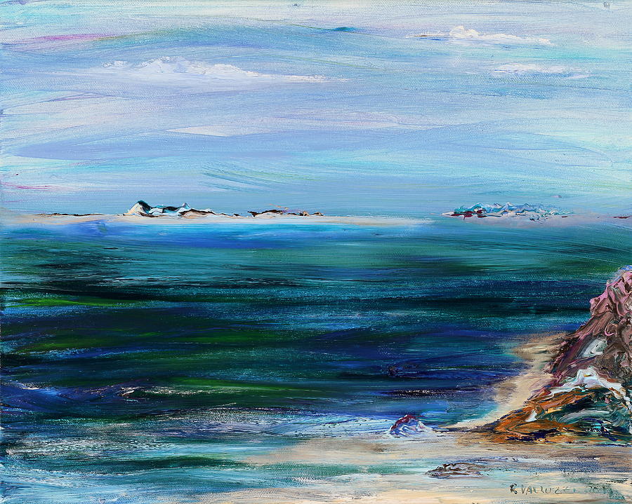 Barrier Islands Painting by Regina Valluzzi