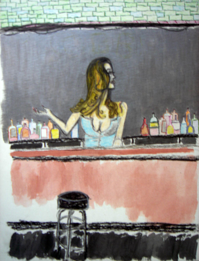 Bartender #2 Painting by Culture Cruxxx