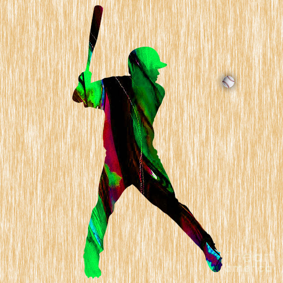 Baseball Art #2 Mixed Media by Marvin Blaine