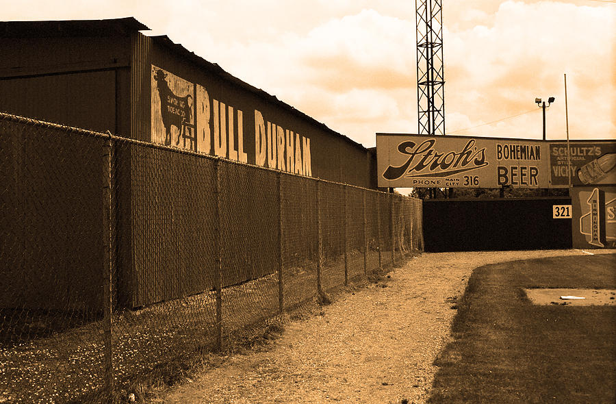 Baseball Field Bull Durham Sign #3 Photograph by Frank Romeo