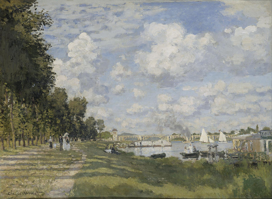 Bassin DArgenteuil #2 Painting by Claude Monet