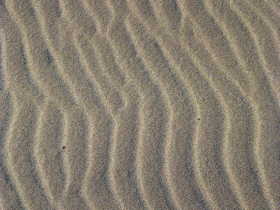Beach Sand Abstract #2 Photograph by Jeff Lowe