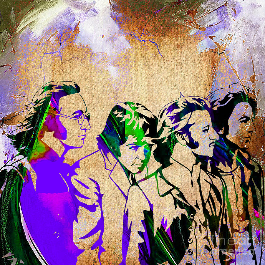 The Beatles Mixed Media - Beatles Collection #2 by Marvin Blaine