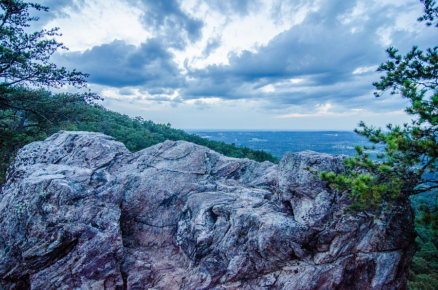 Beautiful Aerial Landscape Views From Crowders Mountain Near Gas #2 Photograph by Alex Grichenko